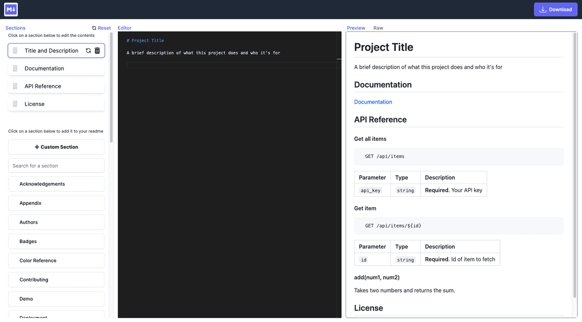ReadMe Maker